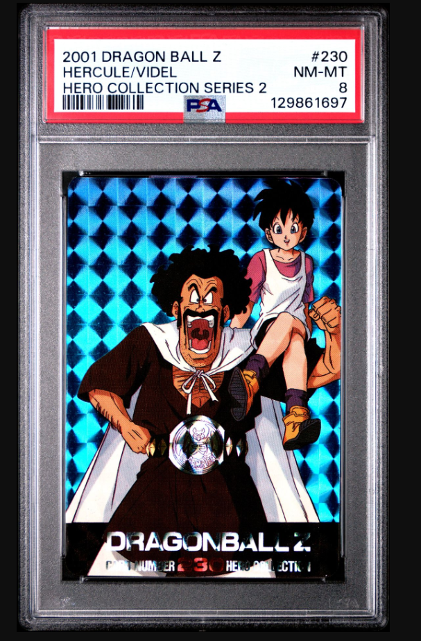 Dragon Ball Z Hercule/Videl Hero Collection Series 2 PSA 8