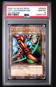 Yu-Gi-Oh! Exodia The Forbidden One Left Leg PSA 10 2024