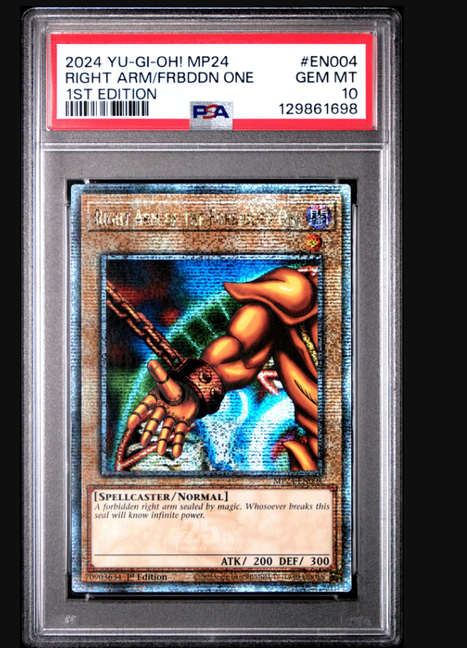 Yu-Gi-Oh! Exodia The Forbidden One Right Arm PSA 10