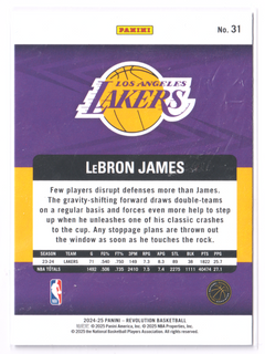 Lebron James Revolution La Lakers #31