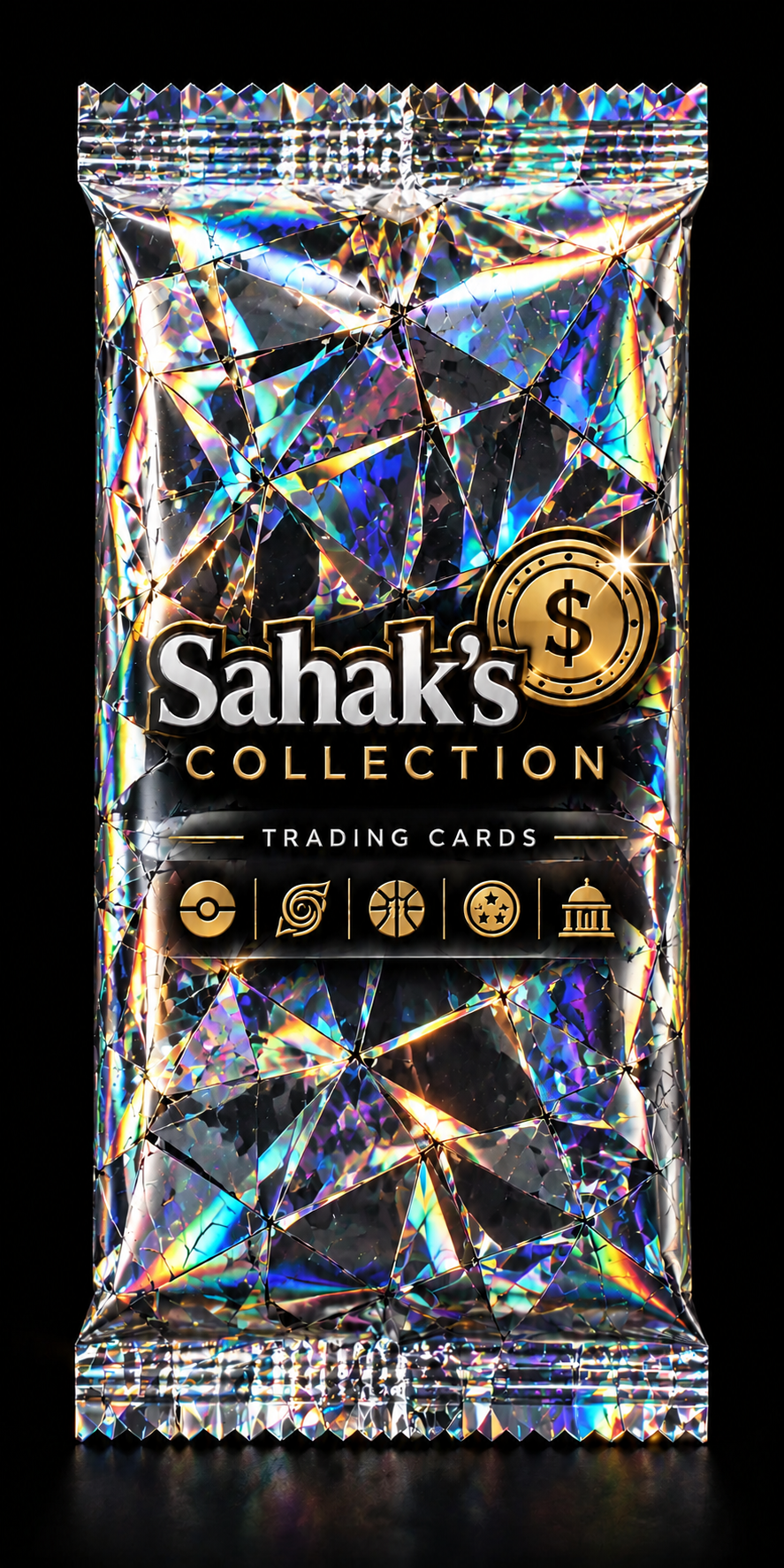 Sahak's Collection holographic sealed trading-card pack